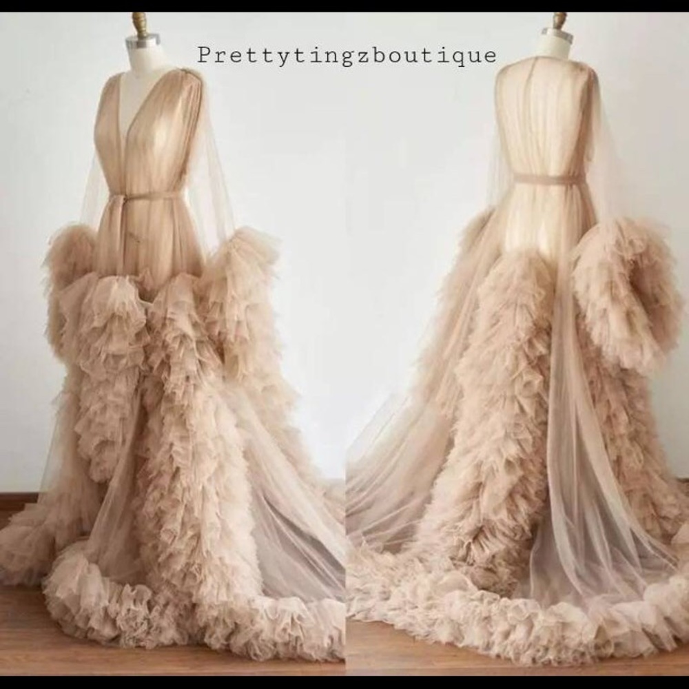 Glam Style Sheer Robe